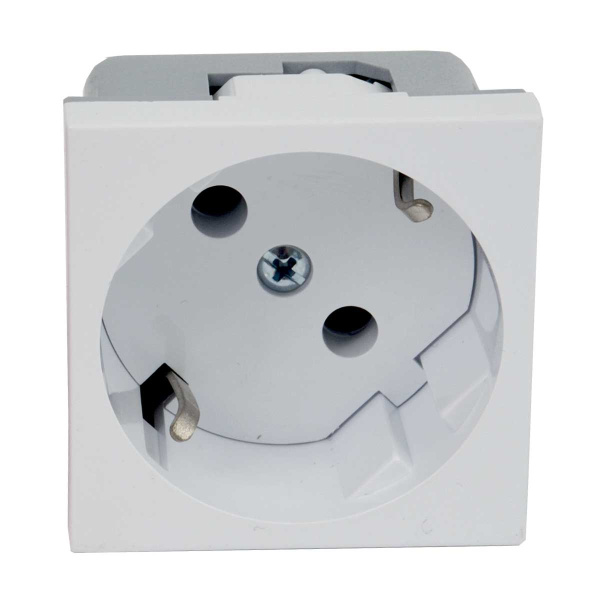 Kopos Розетка QUADRO белая 16 A, 250 V AC QS 45X45 (BB) QS 45X45_HB