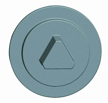 SE Плоская накл.+ треугольный профиль 7 мм NSYSFLOCKT7