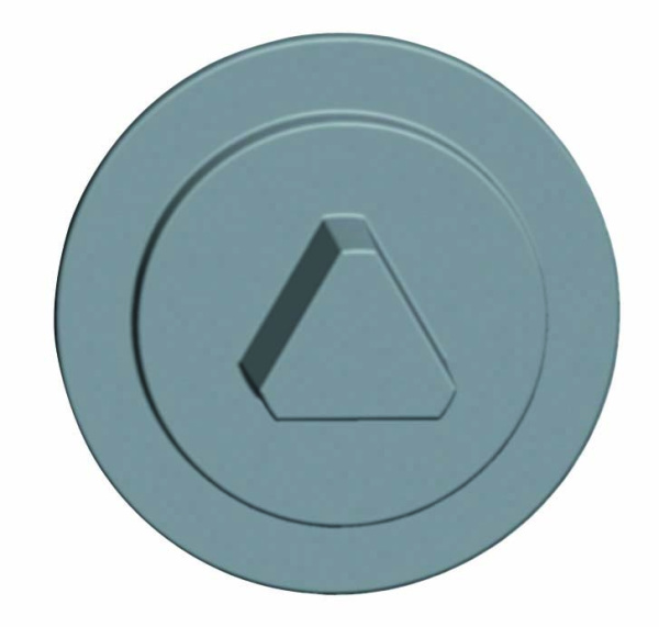 SE Плоская накл.+ треугольный профиль 7 мм NSYSFLOCKT7