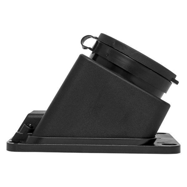 Купить EKF Basic Розетка настенная с защитной крышкой каучуковая наклонная 380В 3P+PE 32A IP44 RPS-023-32-380-44