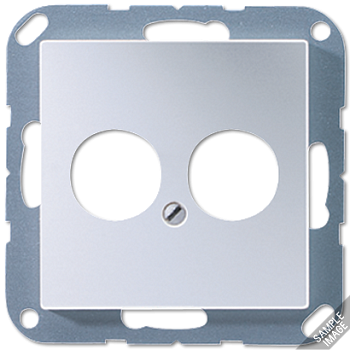 JUNG Крышка для 2-х гнезд, мокка A562-2MO