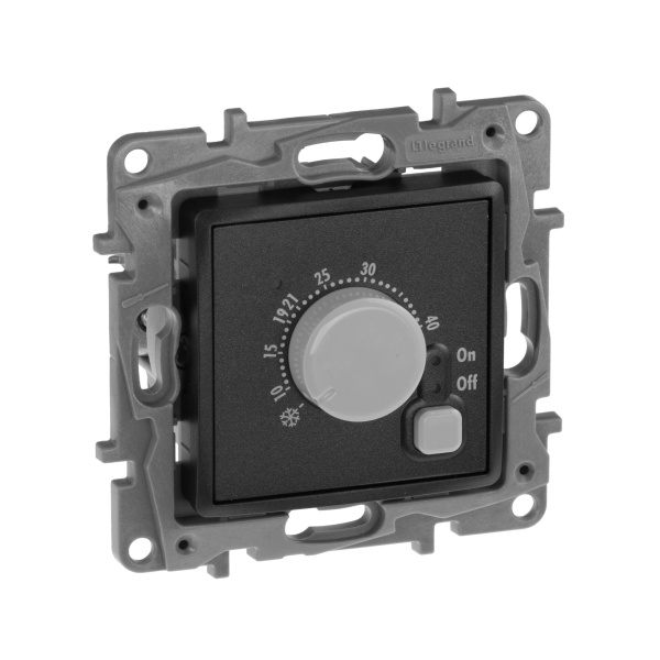 Legrand Etika Антрацит Термостат д/пола 672630
