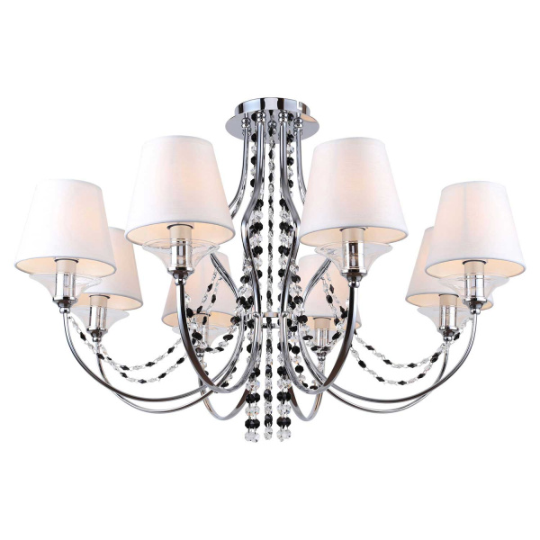 Lussole LGO Металл Хром /  Ткань/стекло Люстра E14 40W LSP-8081