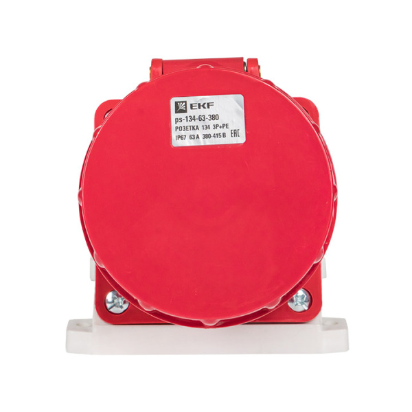 Купить EKF PROxima Розетка стационарная наружная 134 3Р+РЕ 63А 380В IP67
