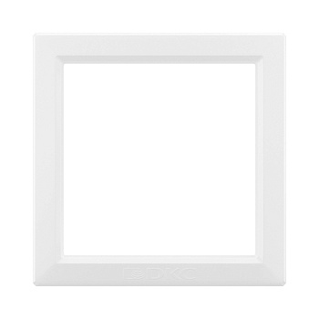 DKC Декоративная вставка для металлических рамок "Avanti", белая, 1 пост (2 мод.)