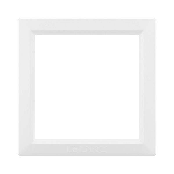 DKC Декоративная вставка для металлических рамок "Avanti", белая, 1 пост (2 мод.)