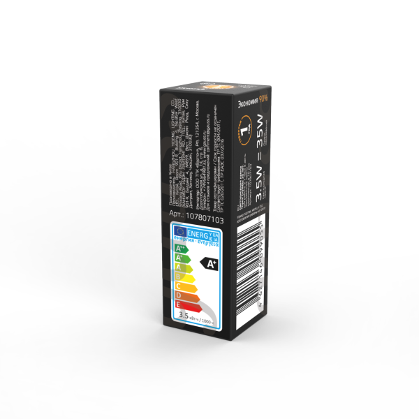 Купить Gauss Лампа G4 AC220-240V 3.5W 240lm 3000K стекло LED 107807103