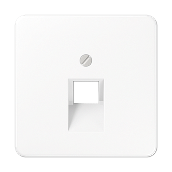 JUNG CD 500/CD plus Белая Накладка 1-ой наклонной ТЛФ/комп розетки CD569-1UAWW