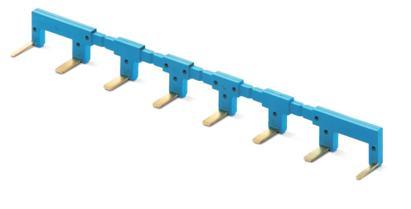 Finder 8-полюсный шинный соединитель синий 02218