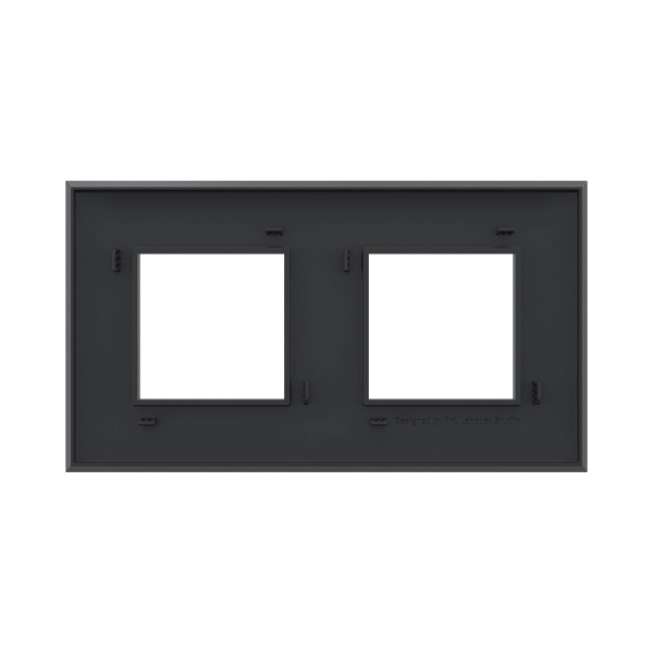 Купить DKC Рамка "Avanti", "Черный матовый", 2 поста (4 мод.)