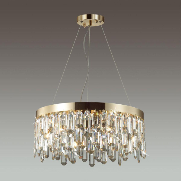 Купить Odeon Light 4986/6 HALL ODL22 385 золотой/хрусталь Люстра E14 6*40W DAKISA