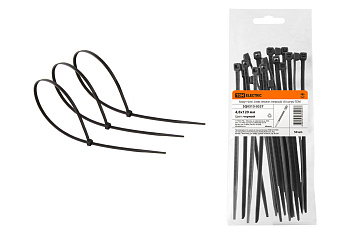 TDM Хомут 4,8х120мм нейлон (черный) (50 штук) SQ0515-0337