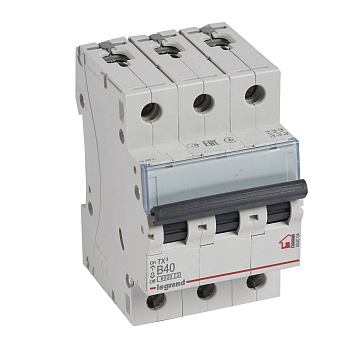 Legrand TX3 Автоматический выключатель 3P 40A (B) 6000 404004