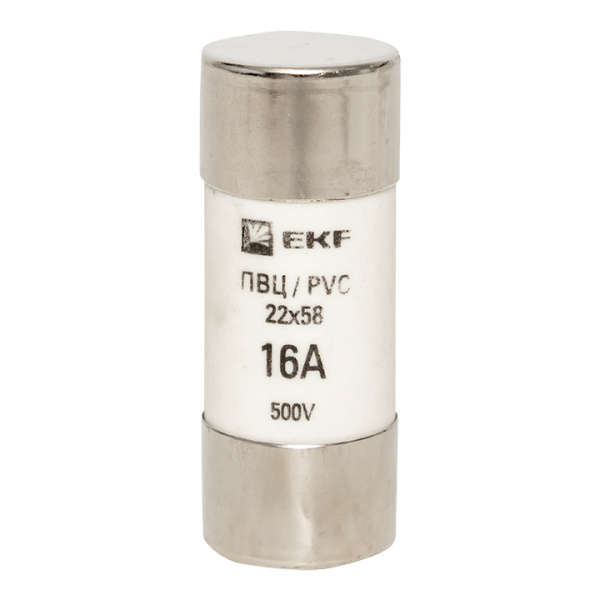 Купить EKF PROxima Плавкая вставка цилиндрическая ПВЦ (22х58) 16А