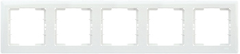 IEK РГ-5-ББ Рамка 5 мест. гориз. BOLERO белый EMB50-K01