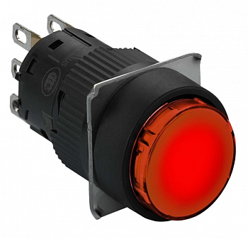 SE Кнопка красная, 16 мм пружинный возврат, круглая XB6EAA41P