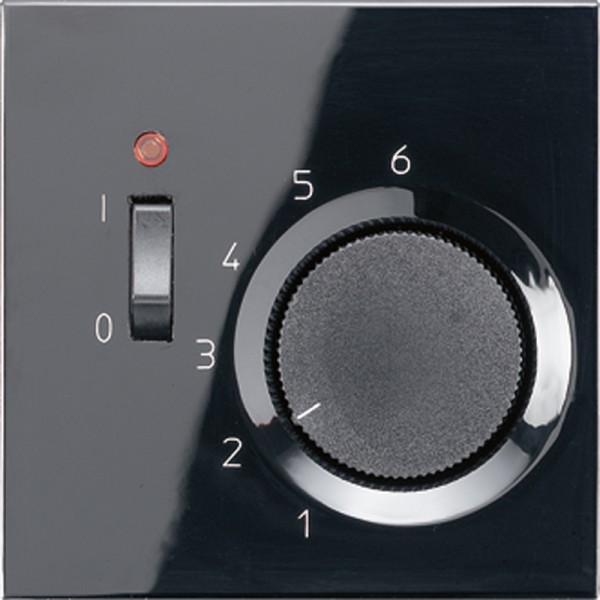 Купить JUNG LS 990 Черный Термостат комнатный, 10(4)А TRLS231SW