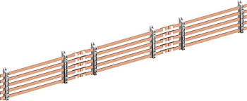 ABB CombiLine-M Шины 12x5 мм, ширина 1 (ZX1080)