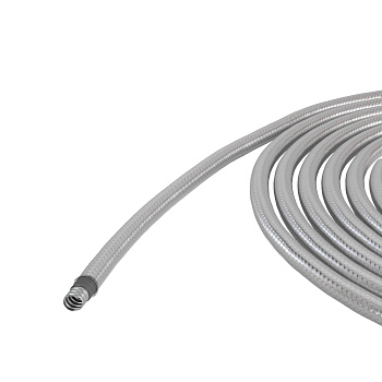 DKC Металлорукав DN 26мм в герм. ПВХ изоляции в оплетке из нержавеющей стали, Dвн 26,5 мм, Dнар 31,5, 25 м