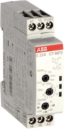 ABB CT-MFD Реле времени универсальное 24-48V DC, 24-240V AC 7 1SVR500020R0000