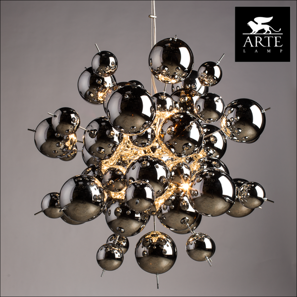 Arte Lamp Pluto Хром Светильник подвесной 40W G9 9x400lm A8313SP-9CC Купить Arte Lamp Pluto Хром Светильник подвесной 40W G9 9x400lm A8313SP-9CC