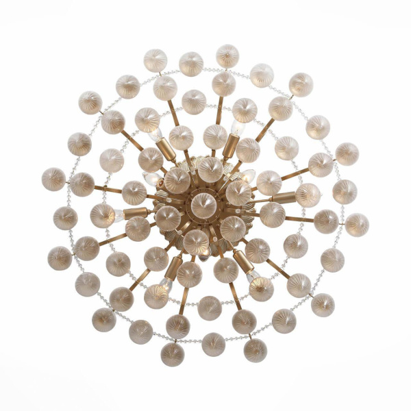 ST LUCE SL659.302.09 Люстра потолочная  Золото/Золото E14 9*40W Купить ST LUCE SL659.302.09 Люстра потолочная  Золото/Золото E14 9*40W