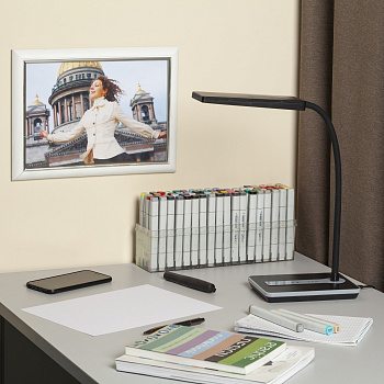 ЭРА NLED-446-9W-BK Черный Настольный светильник