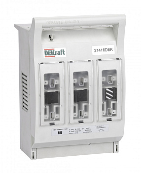 Dekraft ПВР горизонтальный 250А 3ф отключение_навесной монтаж на шину_ПВР-102