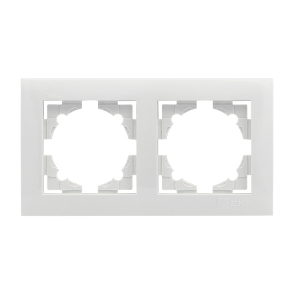 Купить EKF PROxima Валенсия рамка 2-местная белая