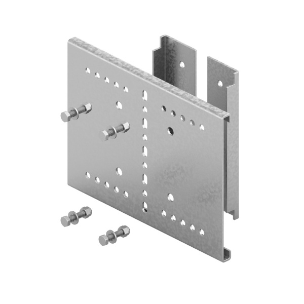 OSTEC Крепление к двутавру 16, 24, 36, 55, толщ. 3,0 мм, Сендзимир цинк OSTEC Крепление к двутавру 16, 24, 36, 55, толщ. 3,0 мм, Сендзимир цинк