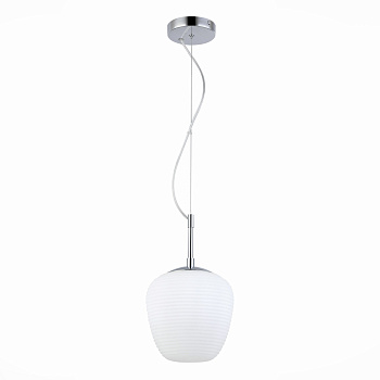 ST Luce SL1168.103.01 Подвес Хром/Белый E27 1*40W ST Luce SL1168.103.01 Подвес Хром/Белый E27 1*40W