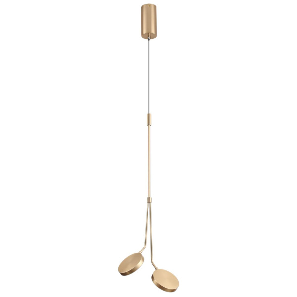 Odeon Light 5011/16L L-VISION ODL23 171 золотой матовый металл/акрил Подвес LED 16W 3000K MARO