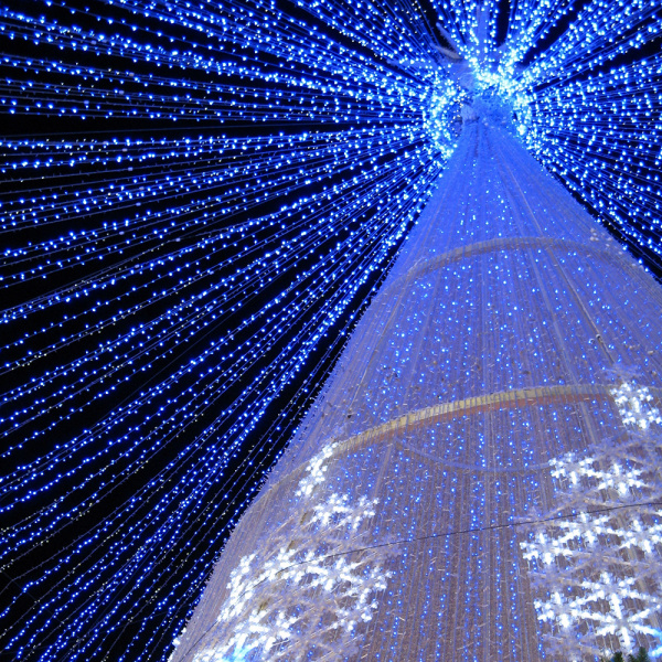 Купить Arlight Светодиодная гирлянда ARD-STRING-CLASSIC-10000-WHITE-100LED-FLASH BLUE (230V, 7W) (Ardecoled, IP65) 025818