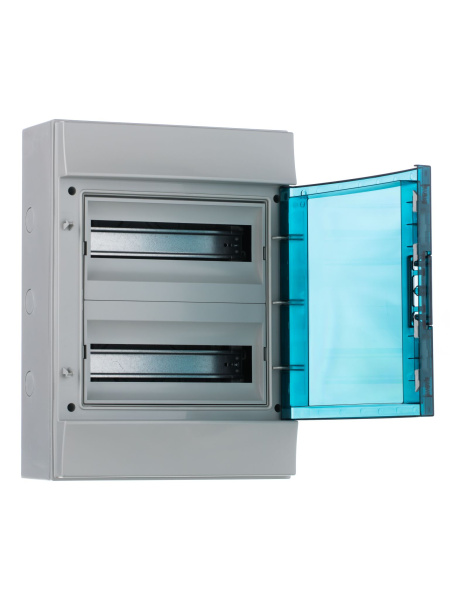 Купить ABB Mistral65 Бокс навесной 24М прозрачная дверь (с клемм) 1SLM006502A1204