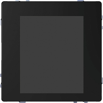 SE Merten D-Life Черный KNX Сенсорный выключатель с термостатом Multitouch Pro MTN6215-5910