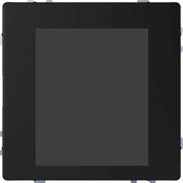 SE Merten D-Life Черный KNX Сенсорный выключатель с термостатом Multitouch Pro MTN6215-5910