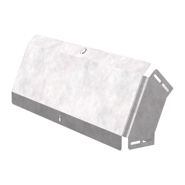 Промрукав Угол вертикальный внешний 45 градусов с крышкой Стандарт 600х100 PR16.0582