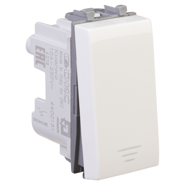 Купить DKC Кнопка модульная, "Avanti", "Белое облако", 1 модуль