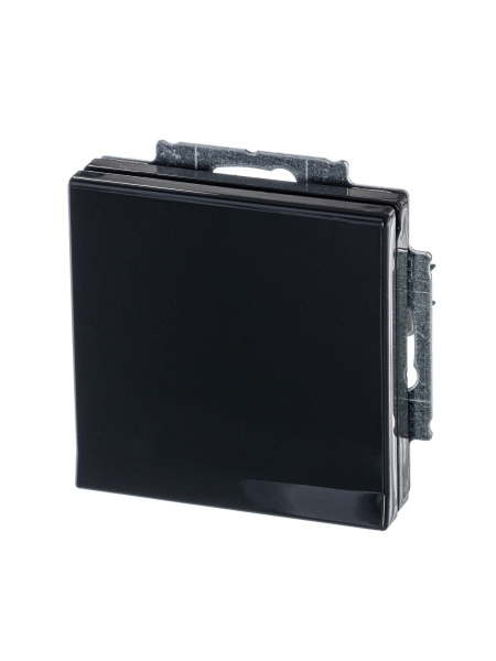 ABB BJE Solo/Future Антрацит Розетка с/з с крышкой 2CKA002018A1486