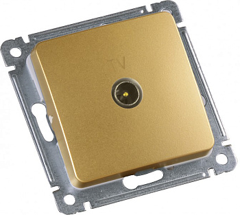 Hegel Мастер внутр Золото РСТВ-401-07 Розетка телевизионная оконечная, механизм