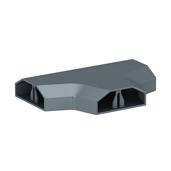 OBO Bettermann T-образное ответвление для гибкого кабель-канала, серый антрацит 6154965