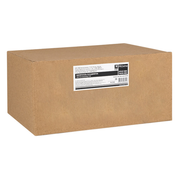 Купить EKF PROxima Выключатель-разъединитель ВР32У-37В31250 400А 1 направ. с д/г камерами съемная левая/правая рукоятка MAXima