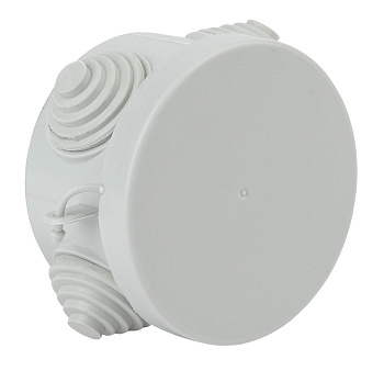 ЭРА KOR-65-40-4g Коробка распаячная открытой установки КОР 65х40мм с гермовводами 4 вх. IP54