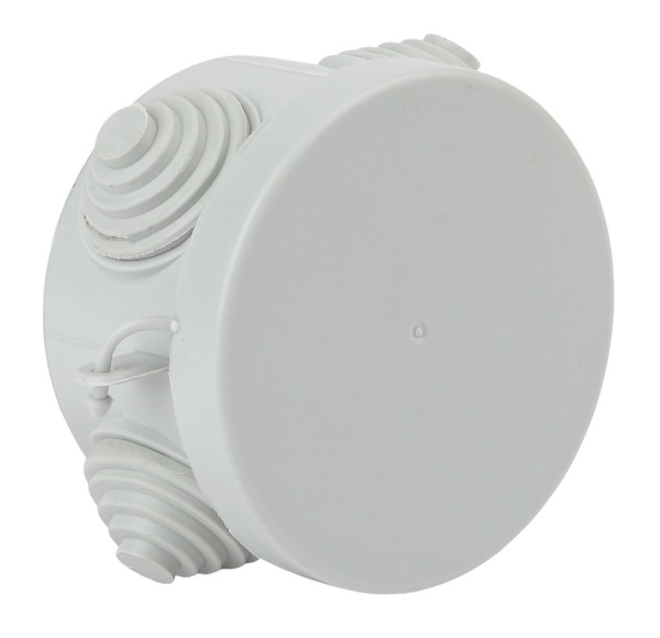 ЭРА KOR-65-40-4g Коробка распаячная открытой установки КОР 65х40мм с гермовводами 4 вх. IP54