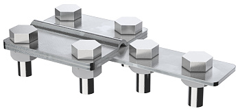 IEK Зажим соед. контрольный прямой пруток-полоса оц. сталь