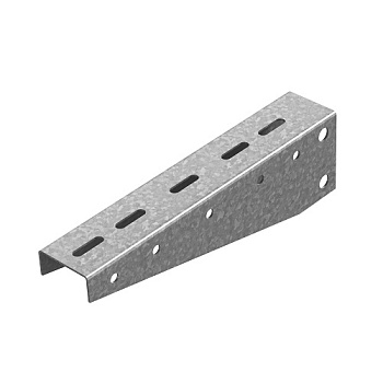 OSTEC Консоль подвеса для средних нагрузок для профиля 30х50, база 400, толщ. 2,0 мм, Сендзимир цинк