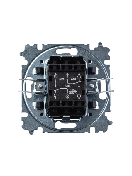 Купить ABB EPJ Levit кофе макиато / белый Переключатель 2-клавишный, 2CHH595245A6018