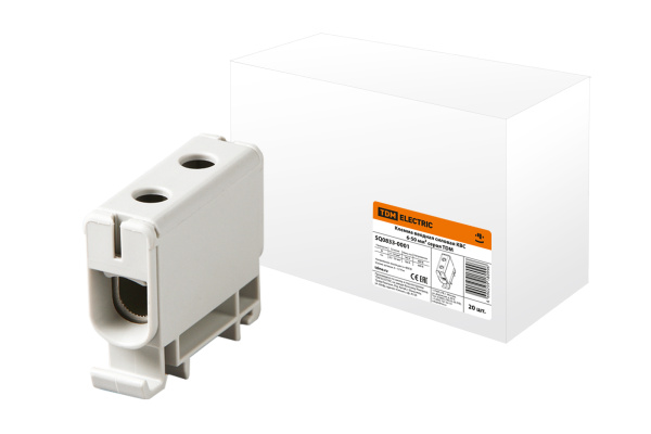 TDM Клемма вводная силовая КВС  6-50 кв.мм. серая SQ0833-0001