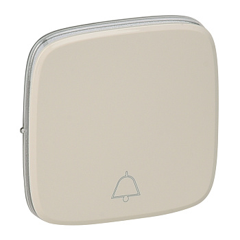 Legrand Valena ALLURE Сл.кость Клавиша выключателя кнопочного с символом "звонок" 755016