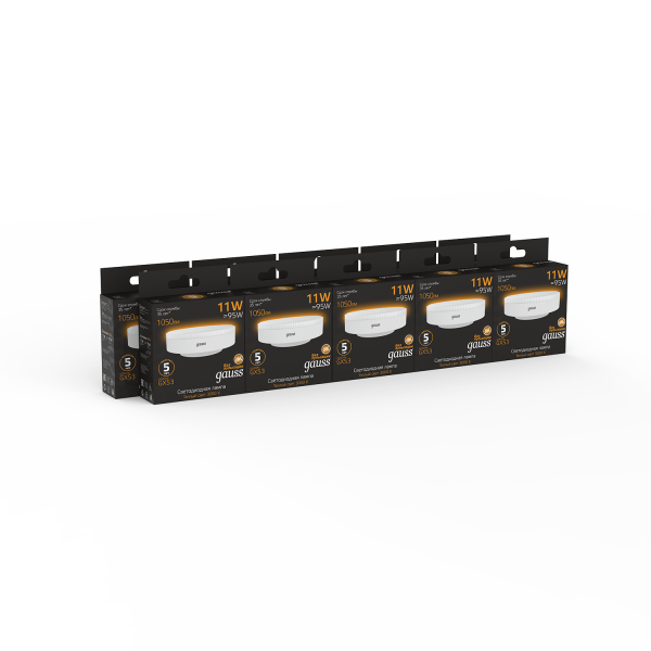 Купить Gauss Лампа GX53 11W 1050lm 3000K LED 108008111